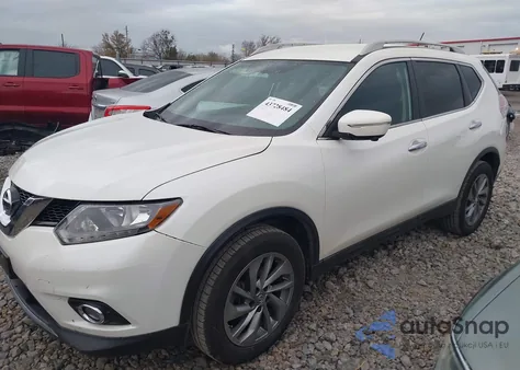 2015 Nissan Rogue Sl z USA, uszkodzony, nr VIN 5N1AT2MV1FC816912